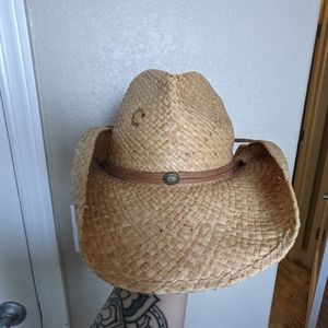 Straw cowboy hat